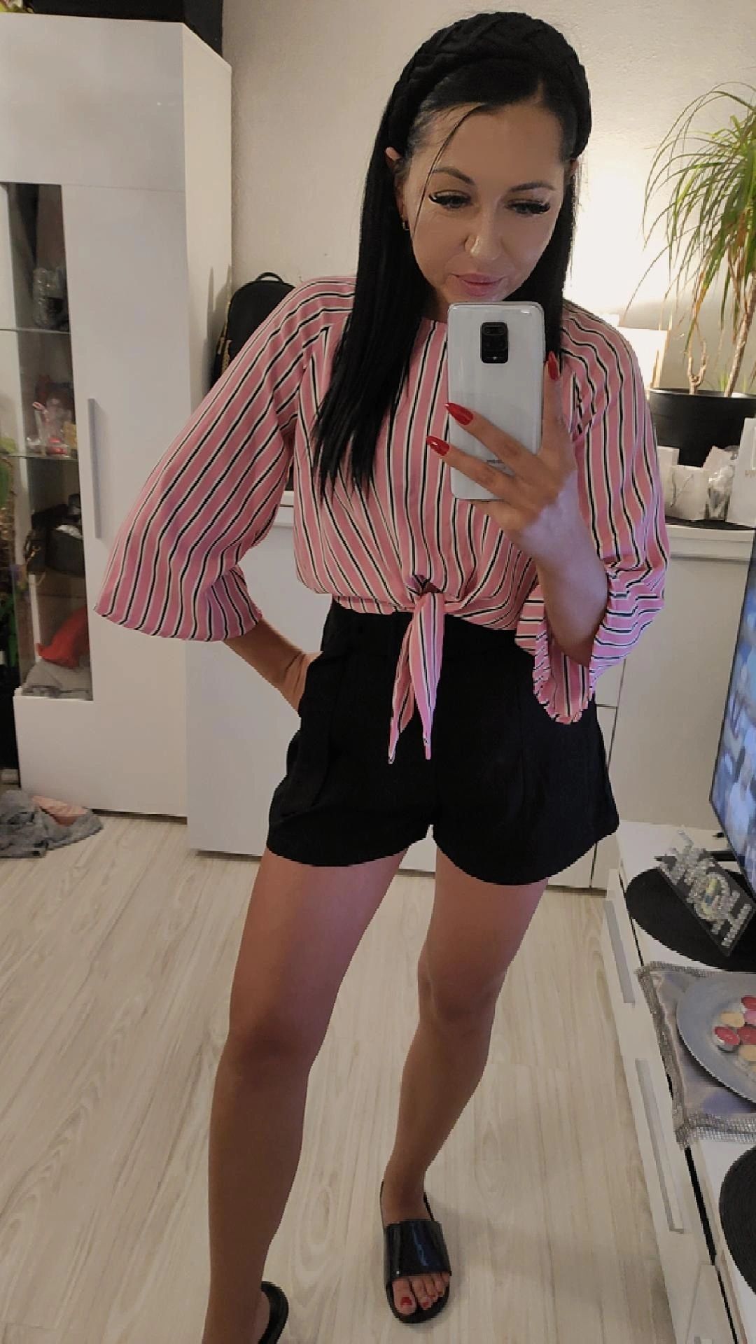 Piękna różowa koszula bluzka Zara S