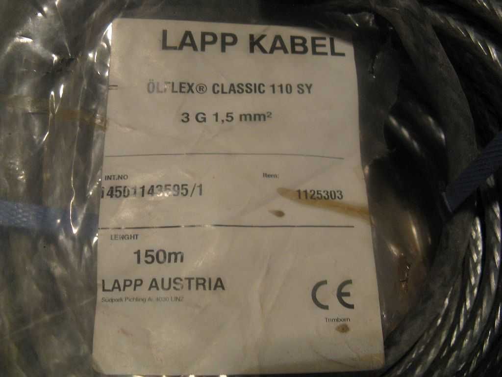 Przewód sterujący LAPP KABEL ÖLFLEX 3x1,5 Okazja