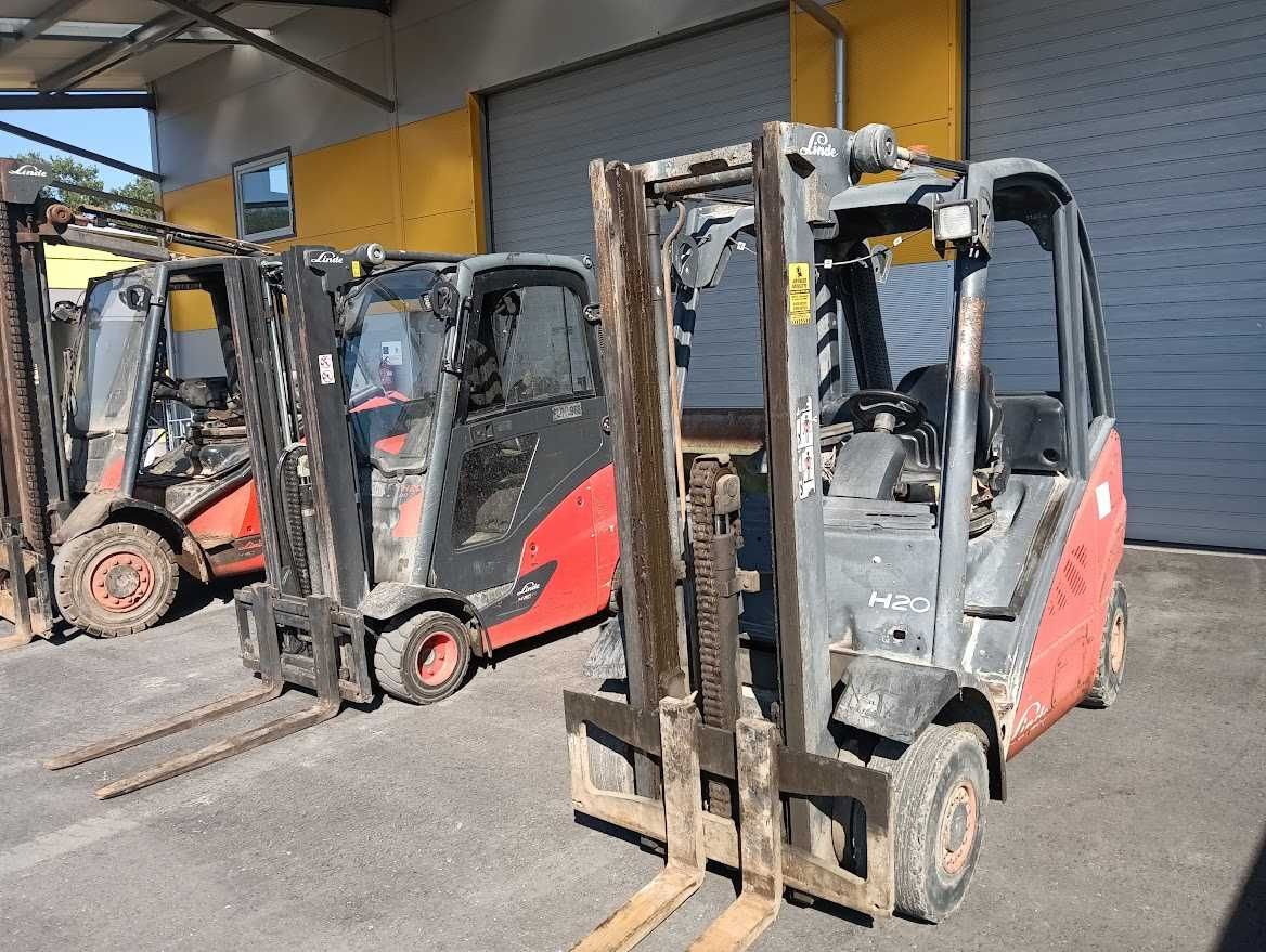 LINDE wózek widłowy h40 h40d h20 h20d h25 h30d diesel gaz