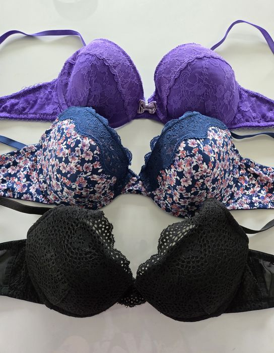 Biustonosz 3 sztuki H&M Lindex 70B komplet