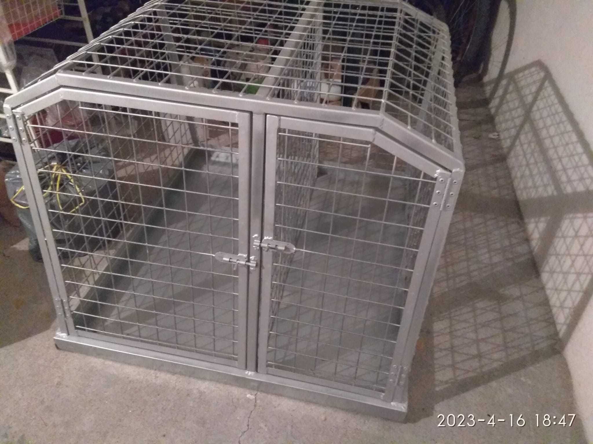 Jaula transportadora cães (dupla) Como Nova