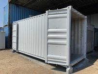 Kontener morski 20'HC Double Door RAL 7035 magazyn garaż - Gdańsk