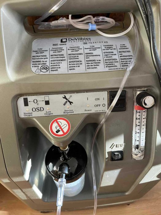 Koncentrator tlenu DeVilbiss, po pełnym serwisie i wymianie jak nowy !