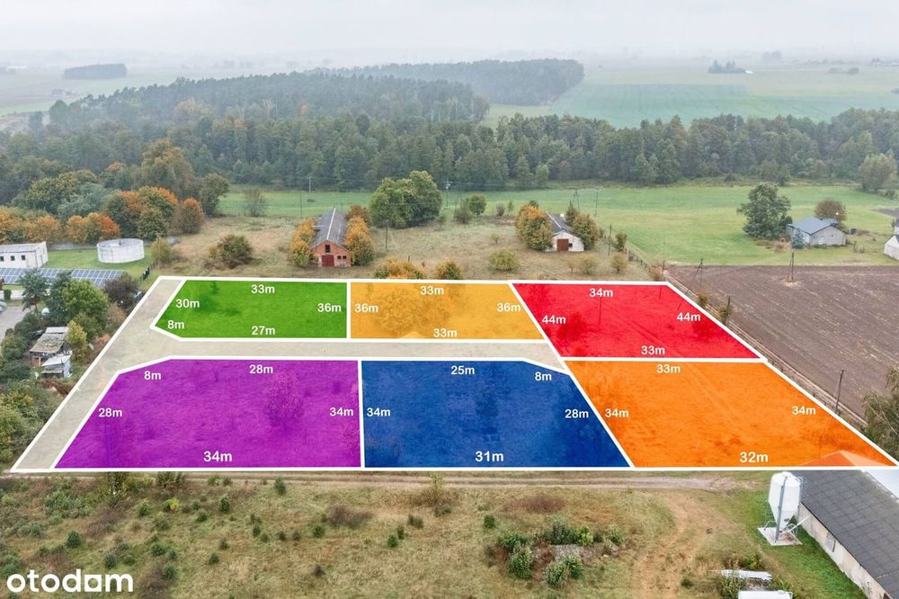 Działki budowlane -cisza-las-25 km do Płońska