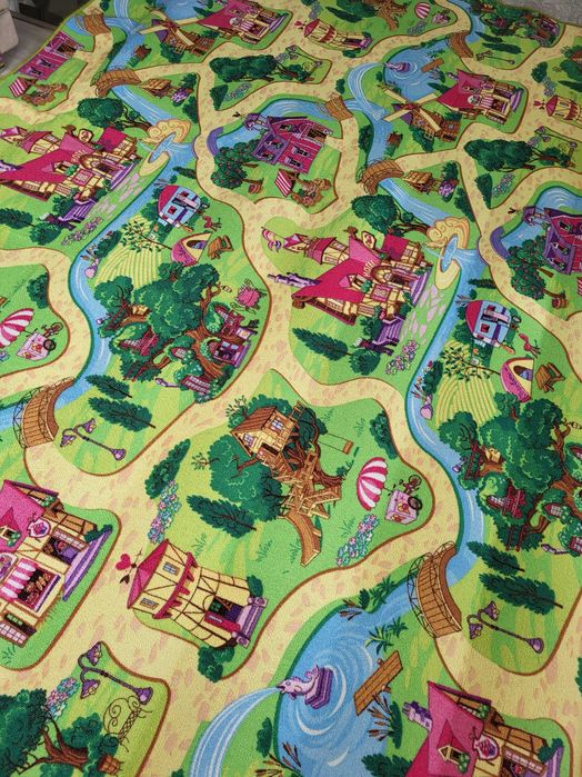 Dywan dziecięcy candy town miasto