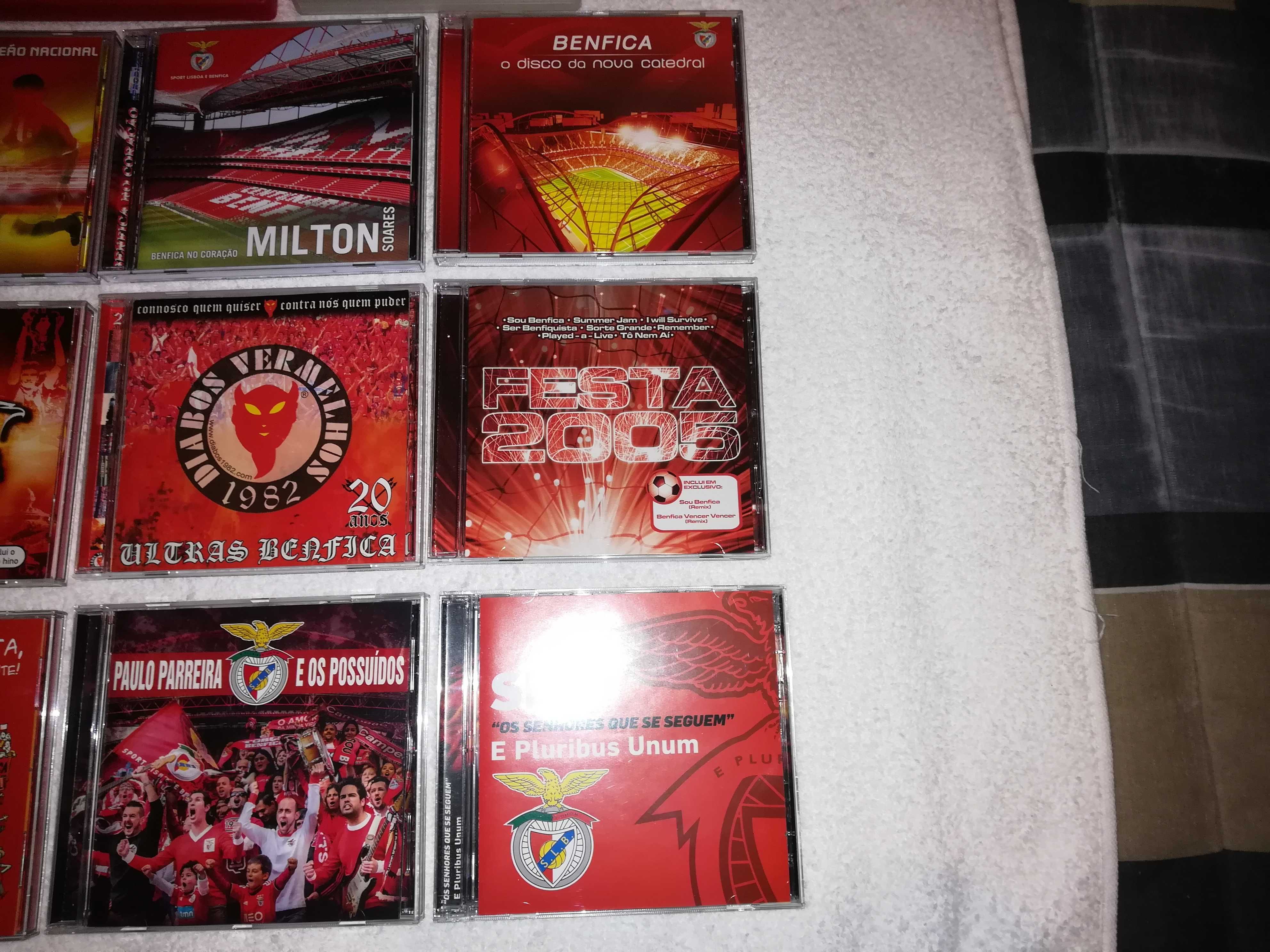 benfica (vários dvds e cds de música) alguns raros