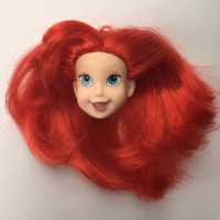 Голова кукла Дисней Ариэль русалочка лялька Ariel Mermaid Disney