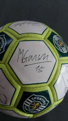 sporting - bola autografada pelo plantel - epoca 06-2007