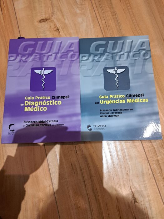 Livros Guia Praticos : Diagnóstico  Medico e Urgências médicas