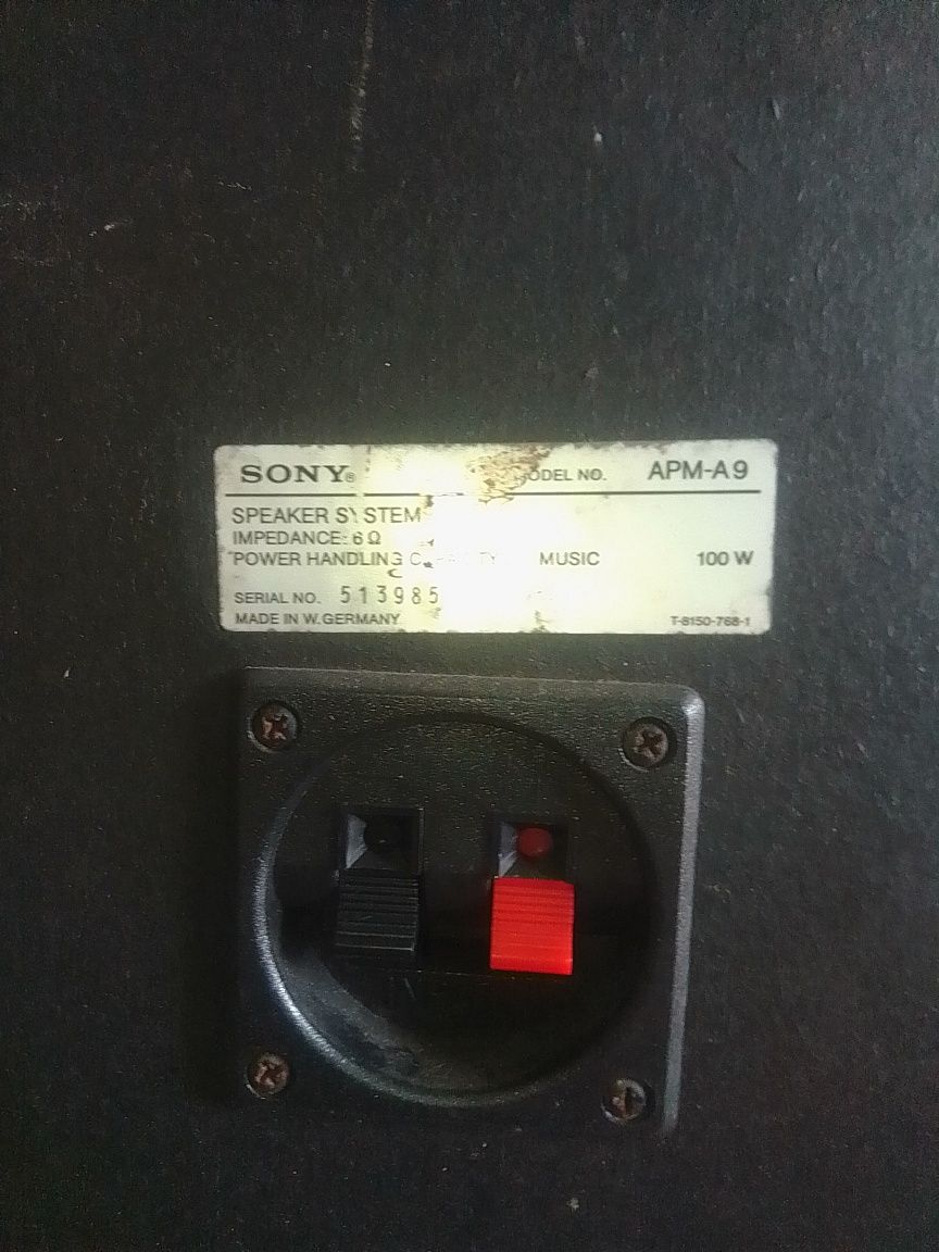 Coluna de som Sony