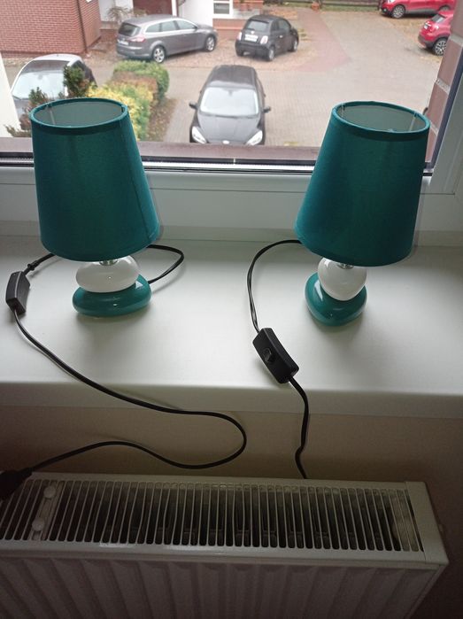 Sprzedam dwie lampki z ceramiki artystycznej.