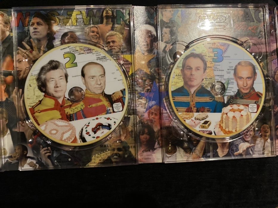 DVD set Live Aid 2005 + pulseira