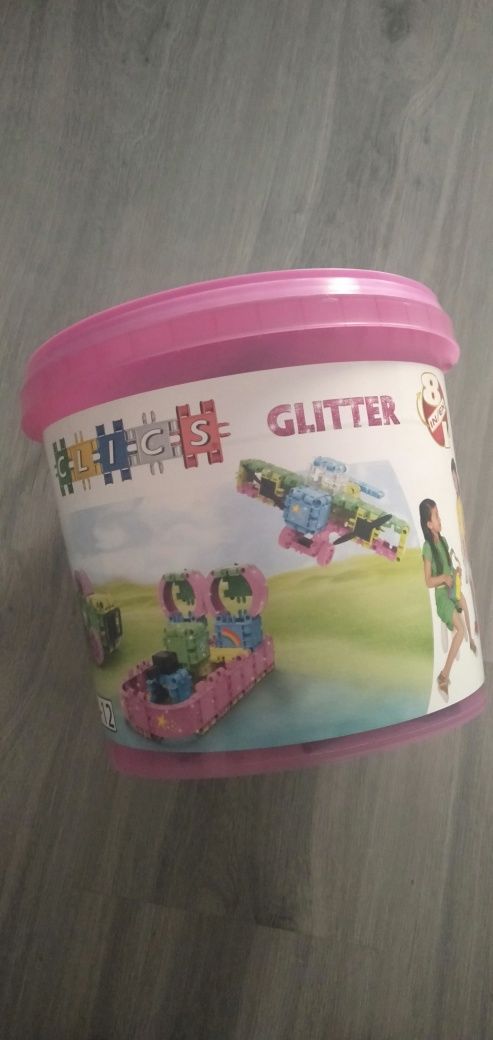 Klocki clics glitter