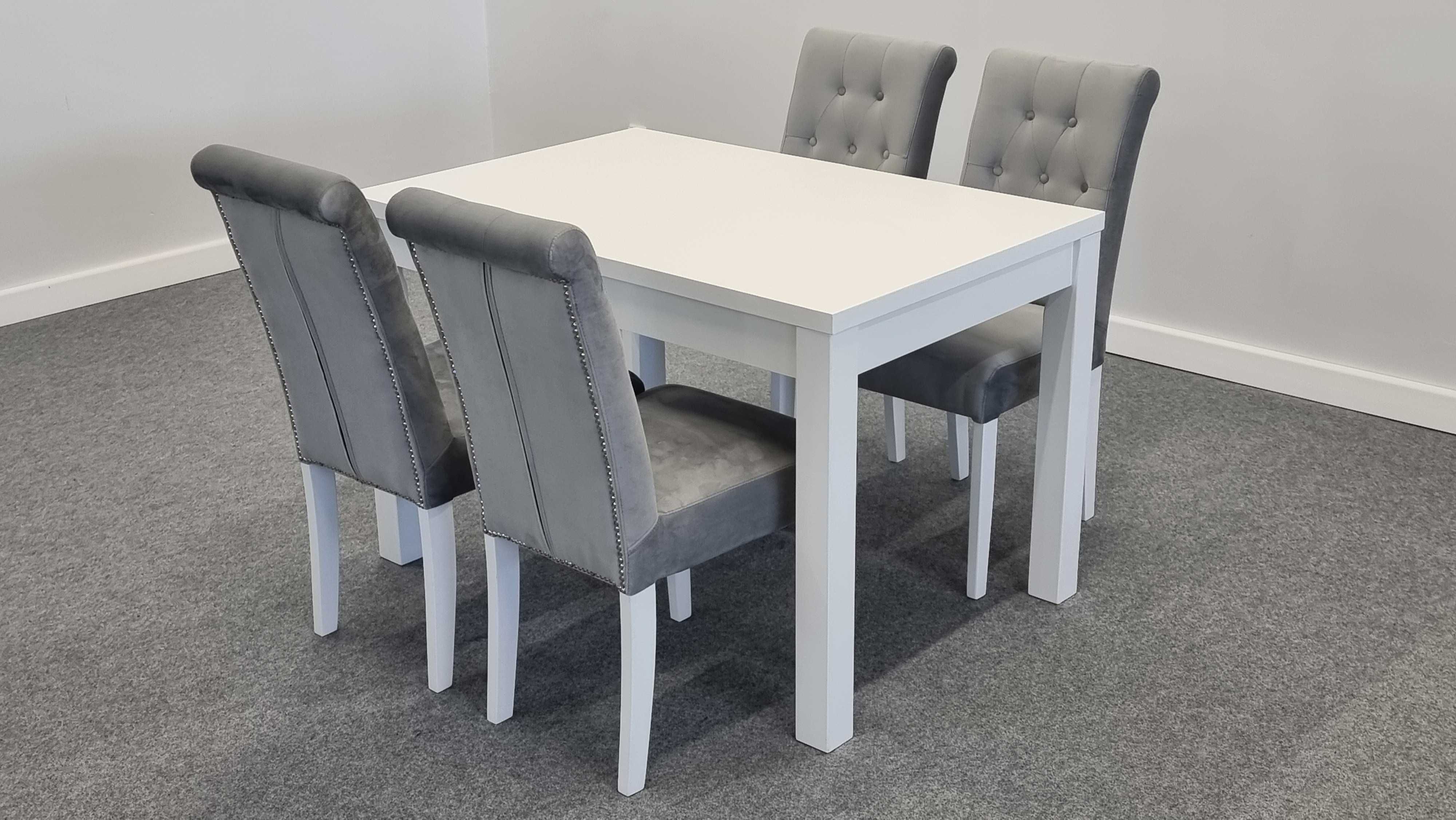 Zestaw  4 krzesła pikowane + stół do kuchni jadalni salonu  Producent