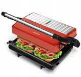 Aigostar Opiekacz panini Kontaktowy grill 1000 W czerwony