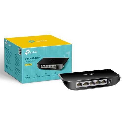 Switch TP-Link 5p TL-SG1005D (5x10/100/1000Mbit)