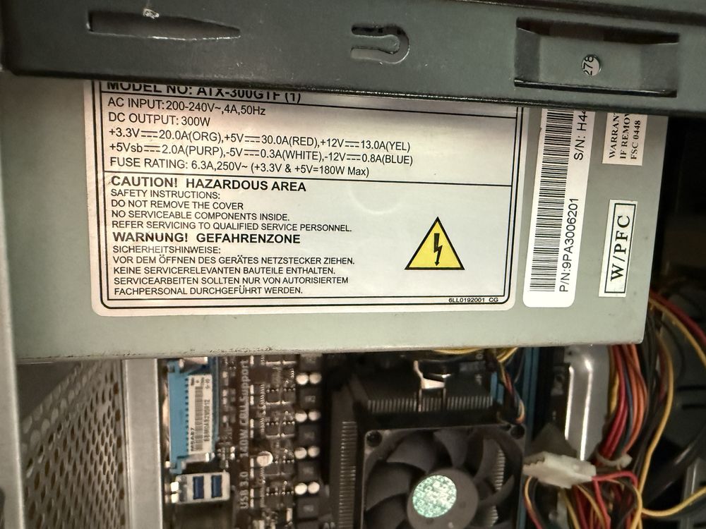 AMD 4100 radeon  5450  с блоком питания