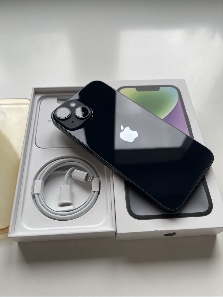 Nowy, piekny iPhone 14 128GB, bateria 100%, na gwarancji