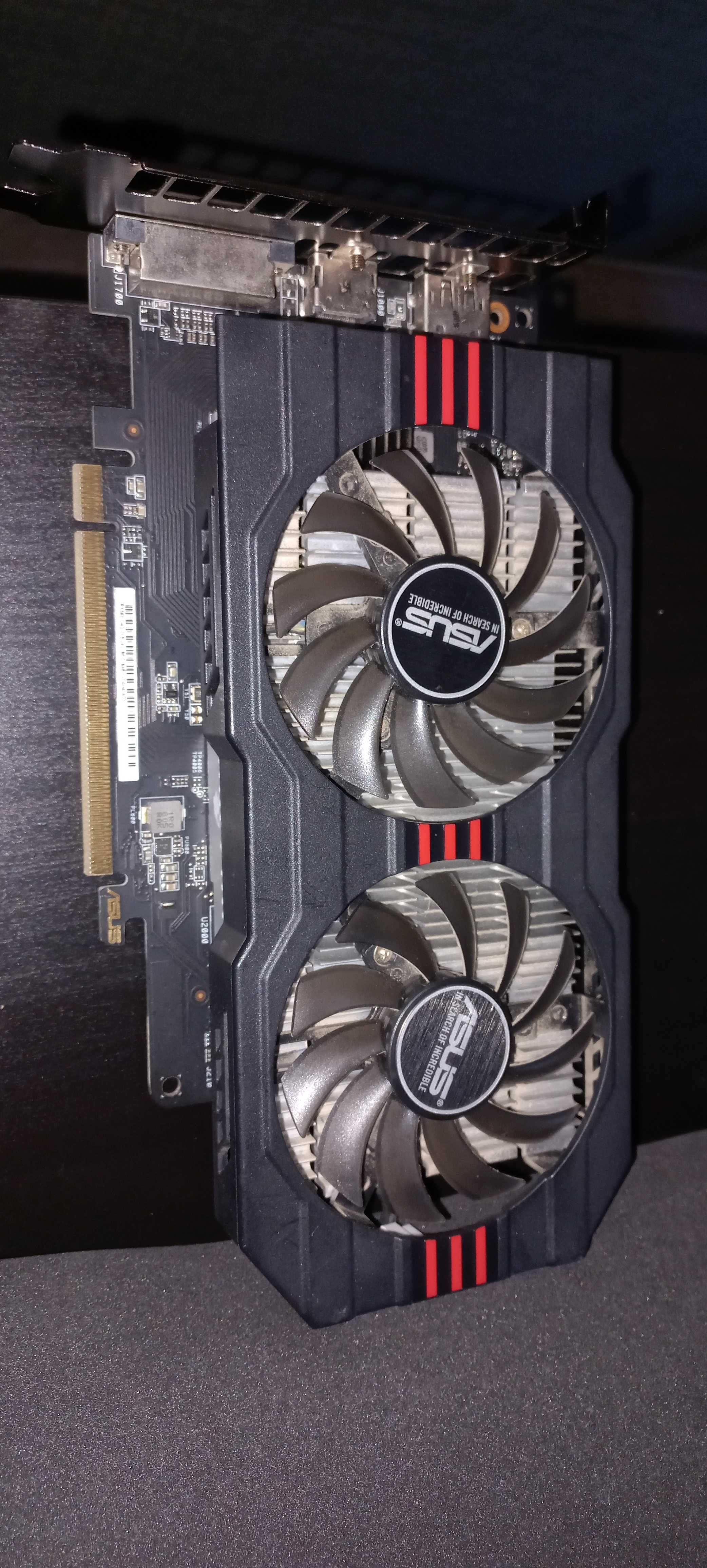 Placa gráfica Asus 4gb amd rx series
