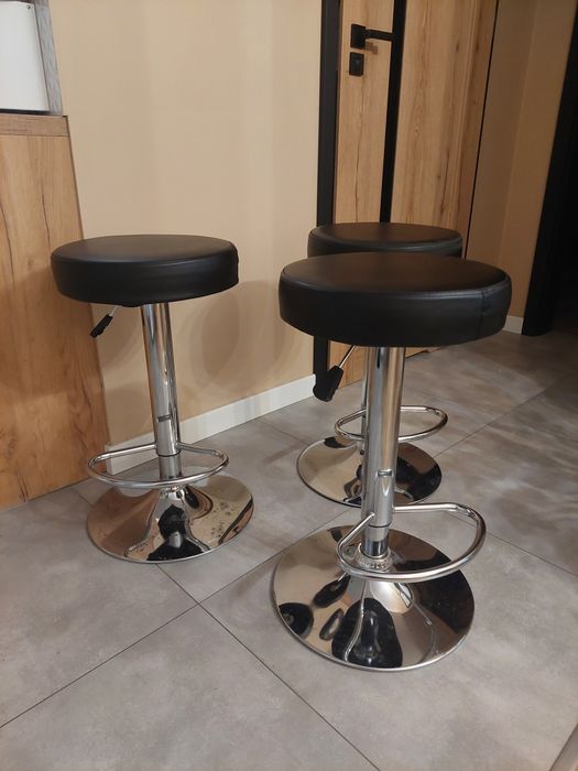 3 Hokery/stołki barowe (Cena za komplet)