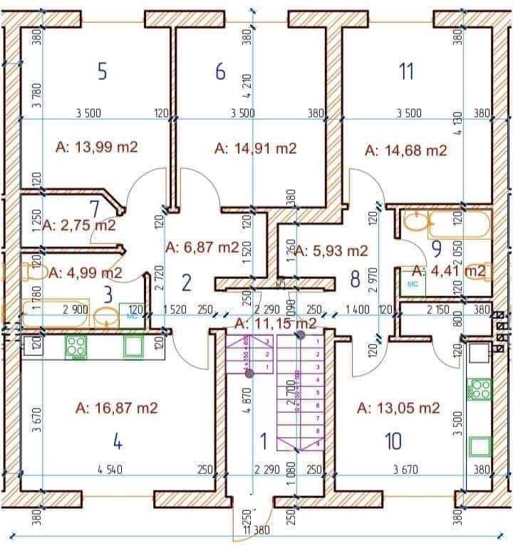 1 кім квартира в смт.Рудно.Без комісій та переплат.