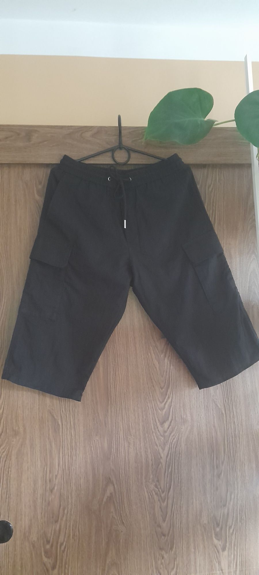 Krótkie spodenki z lnem H&M rozm. XS
