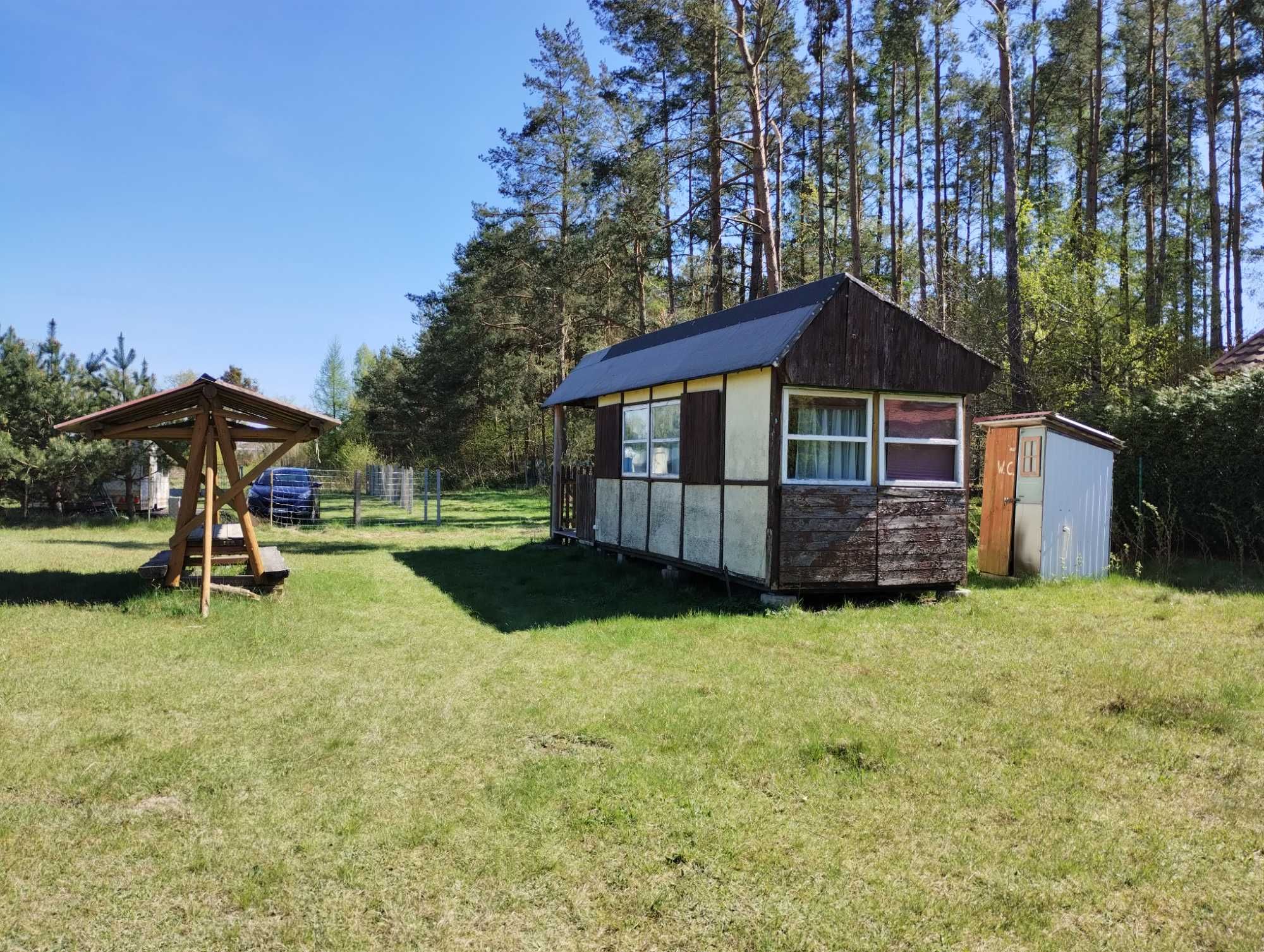 2 domki nad dwoma jeziorami w Bieszkowicach