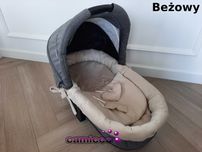 WKŁAD DO GONDOLI + MATERAC VELVET gondola owijka ochraniacz głęboki