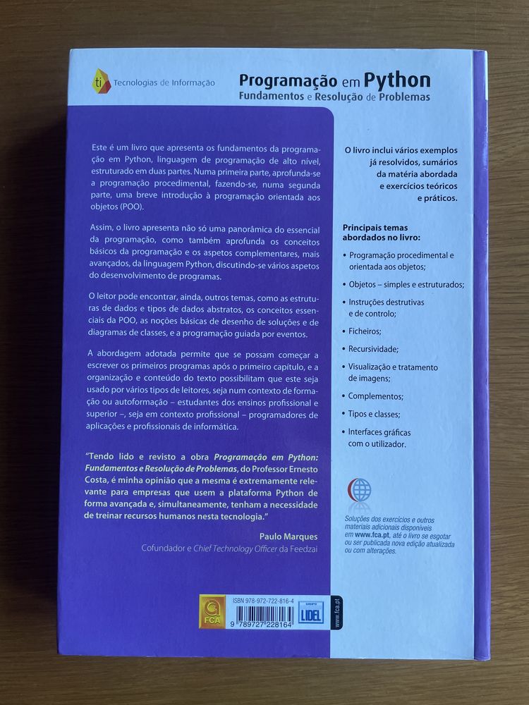 Programação em Phyton - Ernesto Costa