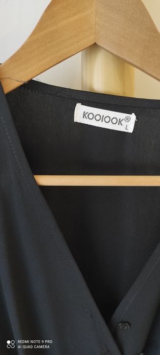 Vestido trespasse preto