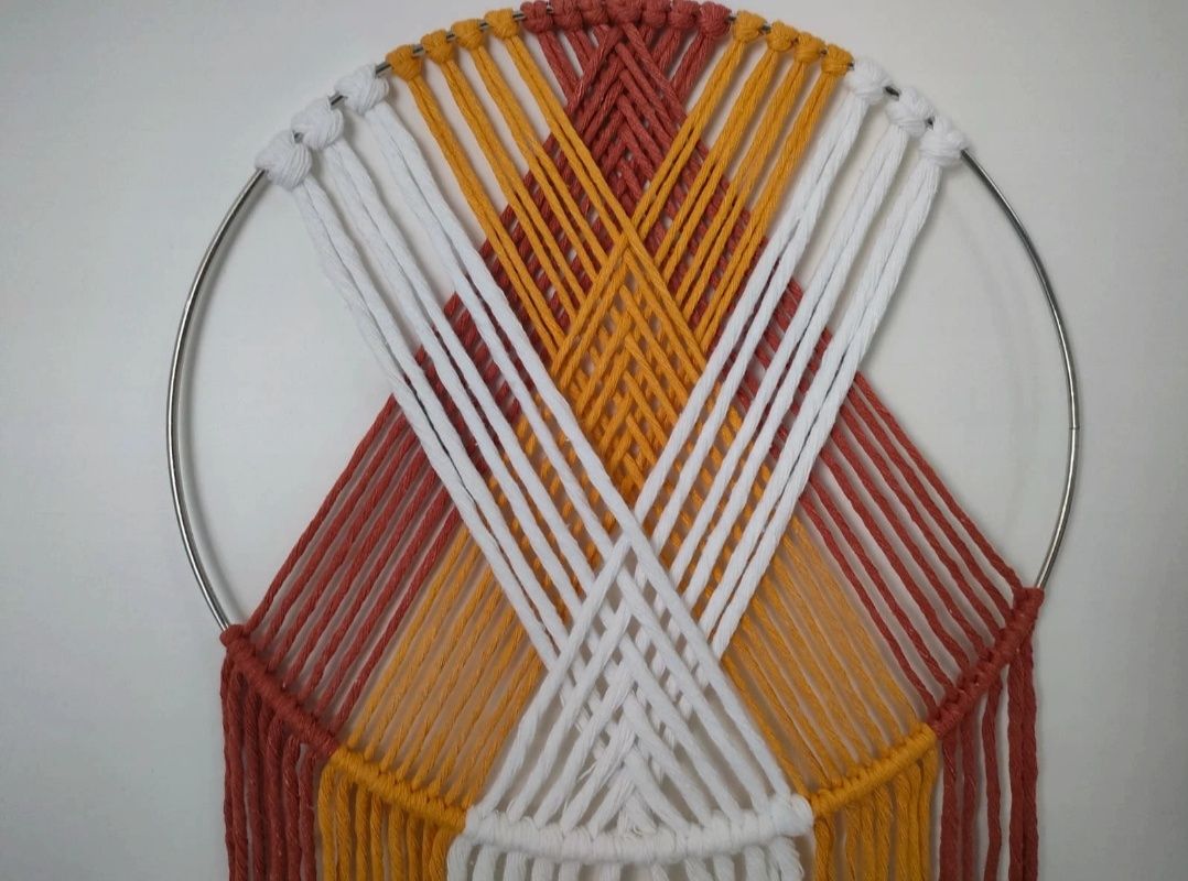 Painel em Macramé
