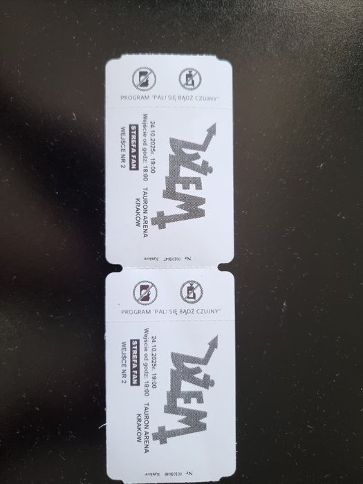 2 bilety na Dżem Tauron Arena Kraków