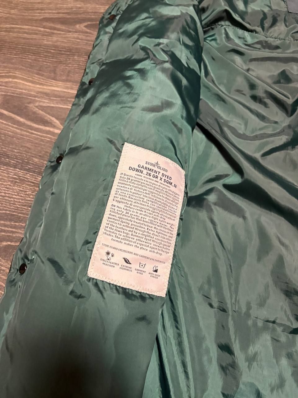 пуховая жилетка Stone Island Garment Dyed нейлоновая оригинал!!!