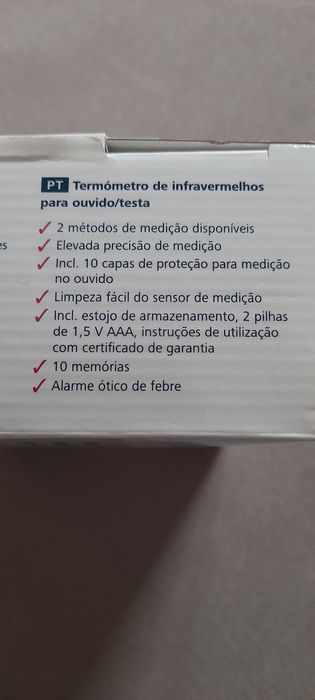 Veroval Febre Termómetro Iv 2/1 Ouvido e testa Ds22

Veroval Febre Ter