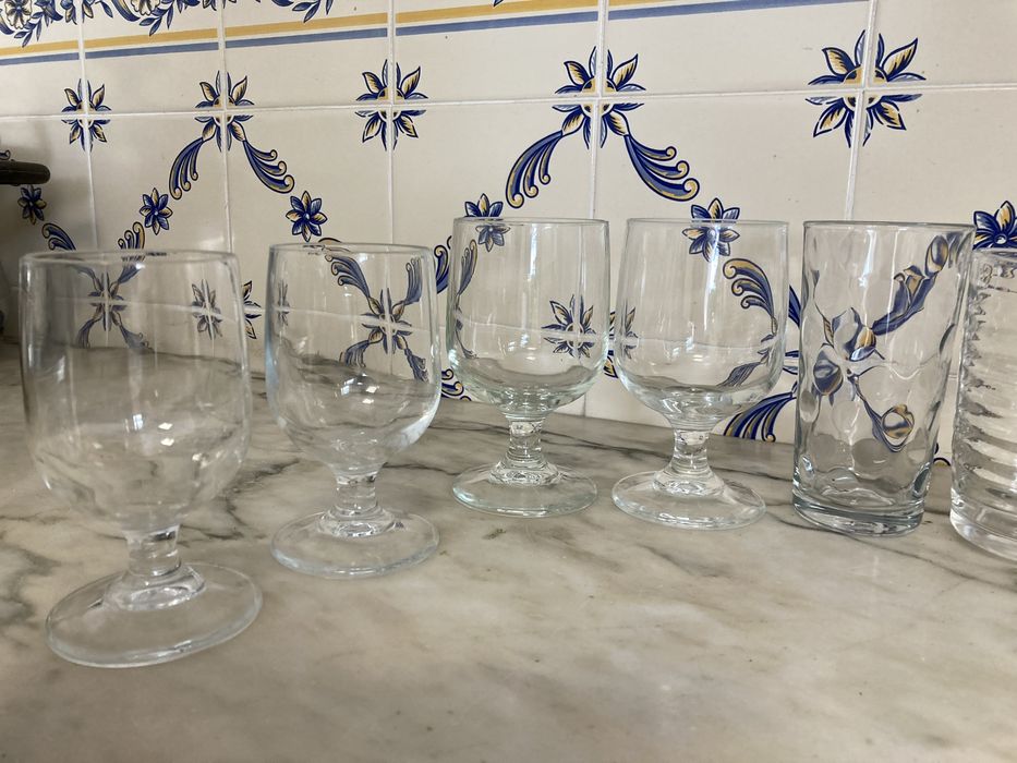 Copos varios tamanhos