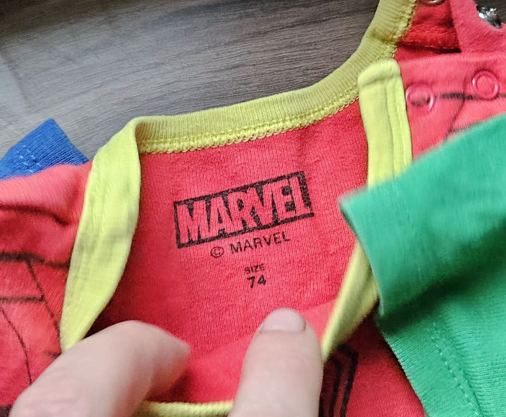 Body niemowlęce marvel 74 zestaw