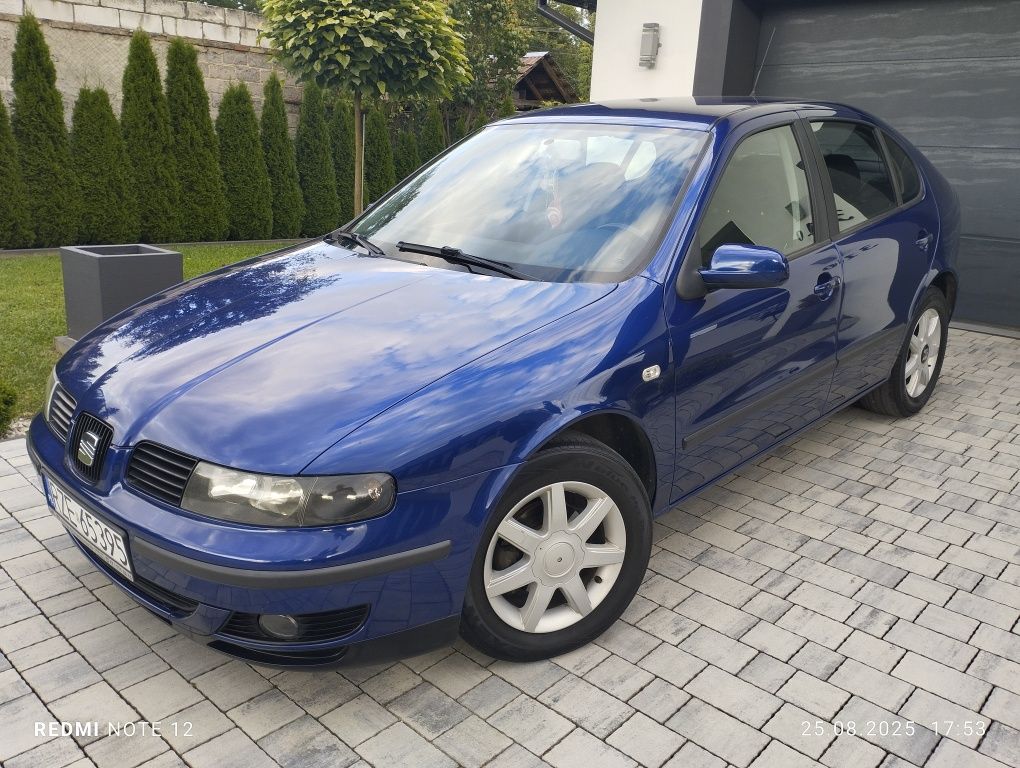 ŁADNY SEAT LEON 1.6 benzyna do jazdy bez korozji