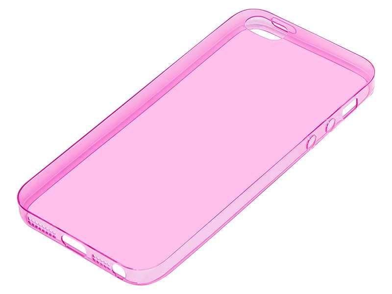 Etui do iPhone 5 / 5S / SE 2016 różowe przezroczyste