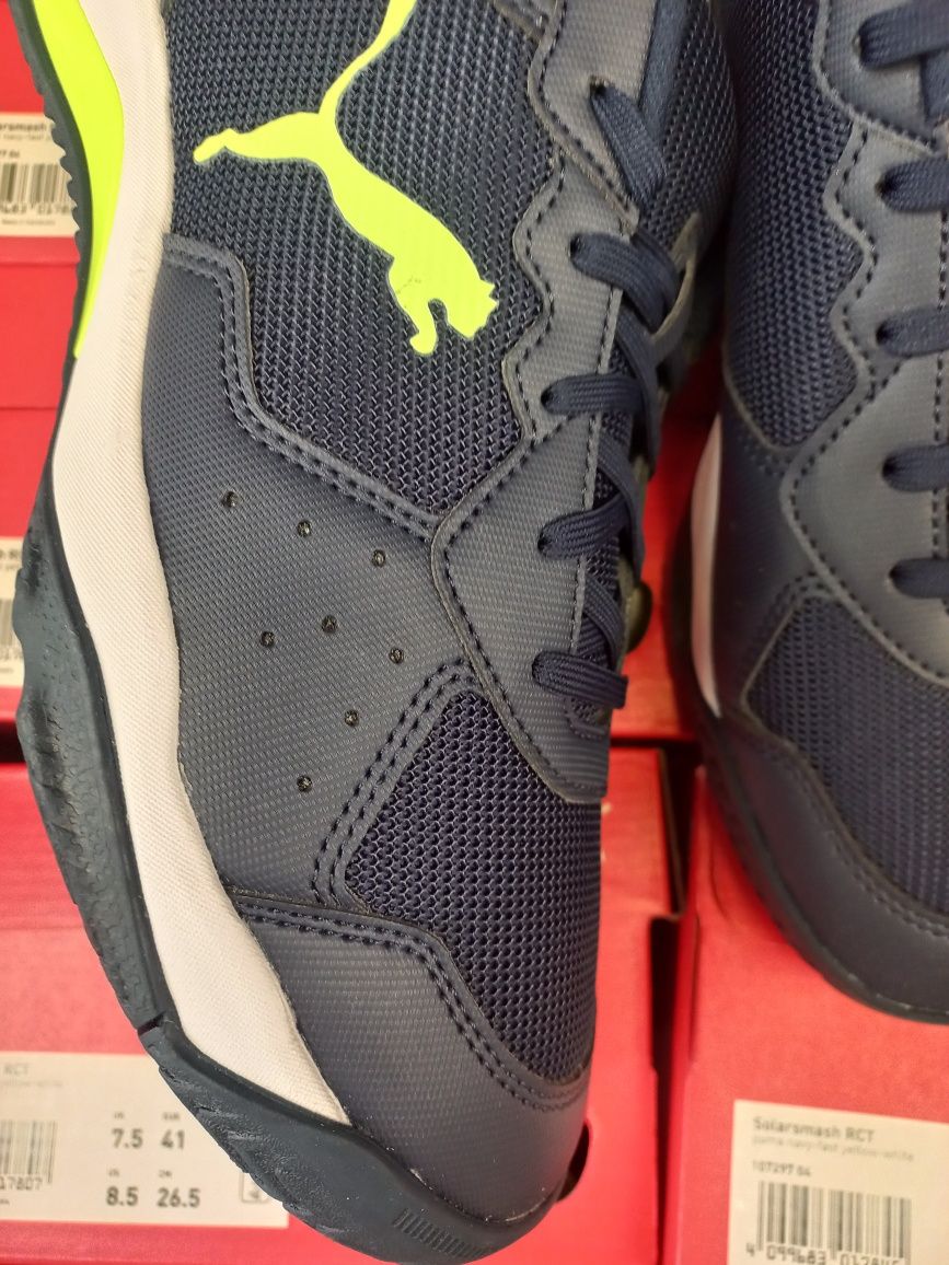 Кросівки puma solarsmash rct темно синій колір