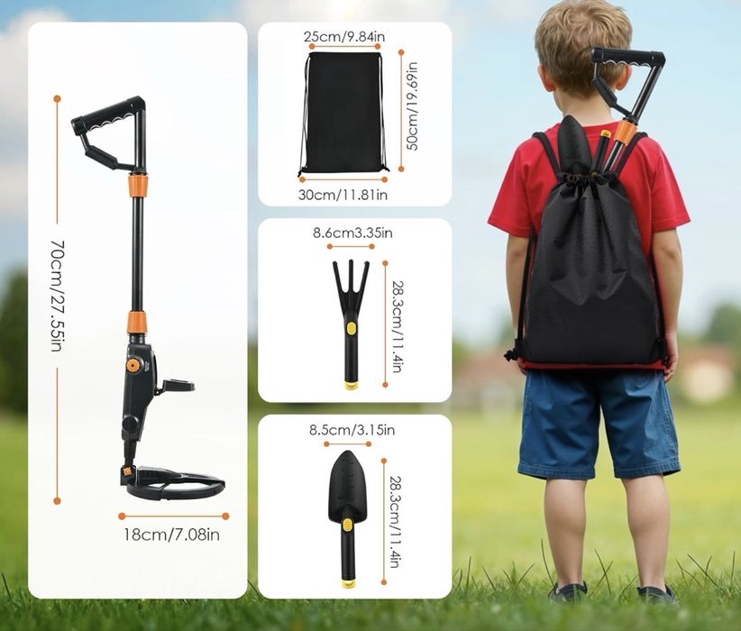 Detetor de metais para crianças