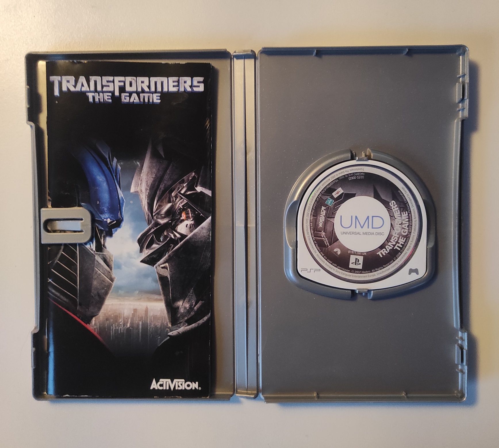 Transformers the game PSP