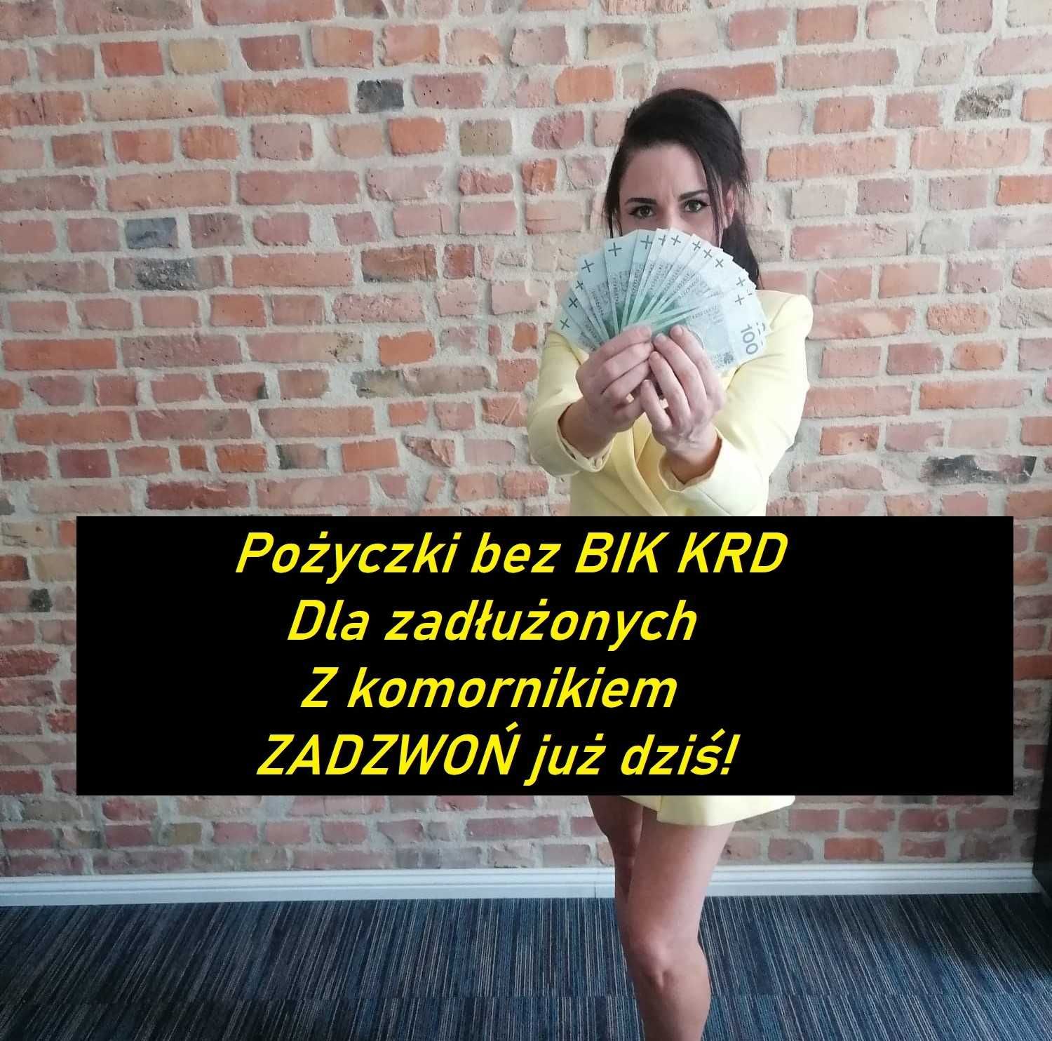 Pożyczka na spłatę chwilówek,bez BIK i KRD. Na 800+. Na dowód.
