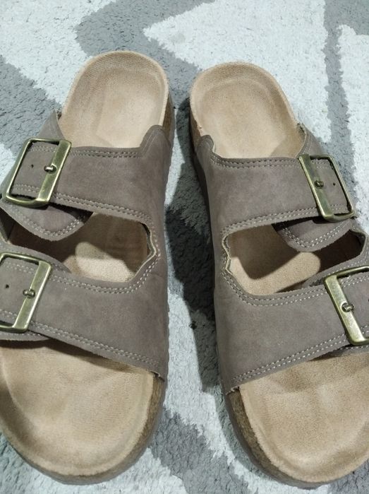 Шлепки замша натуральная ортопедические