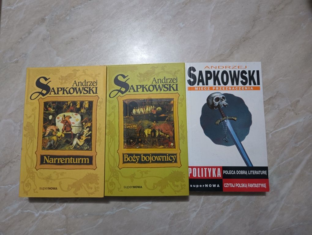 Andrzej Sapkowski zestaw książek Q