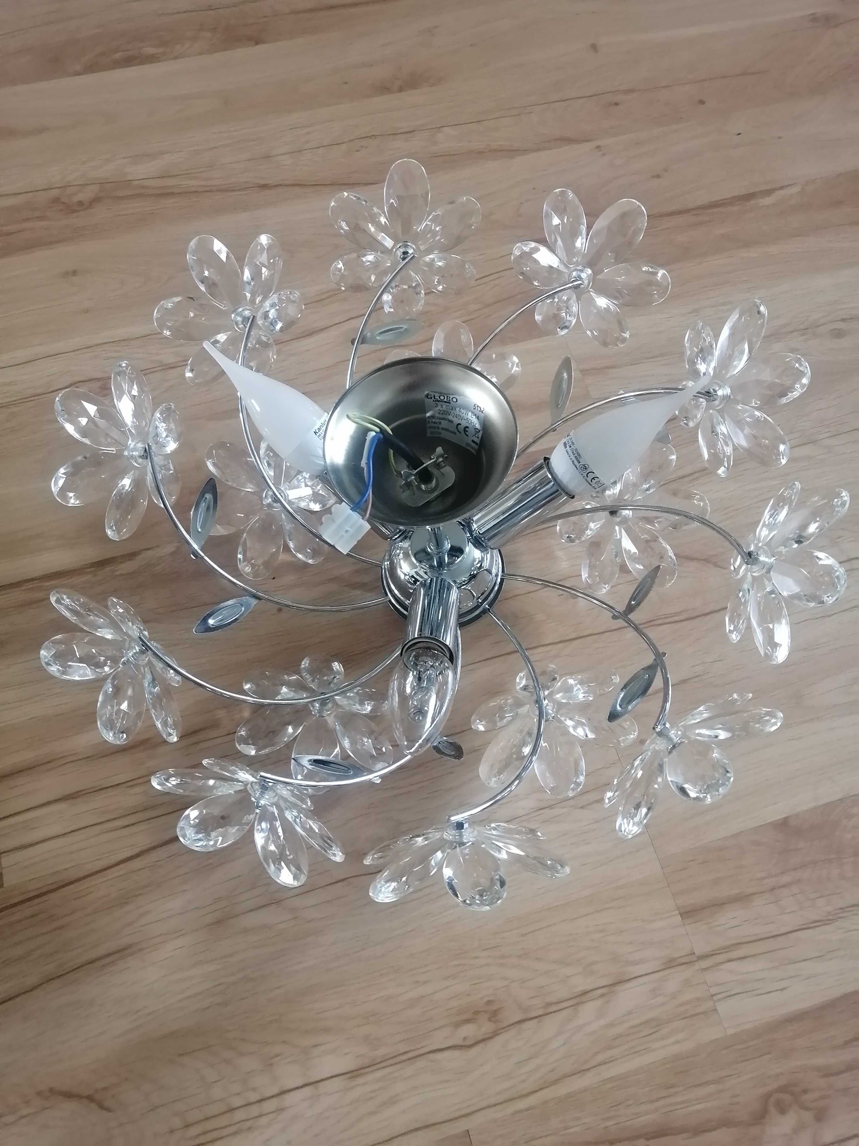 Lampa sufitowa kwiaty jak nowa