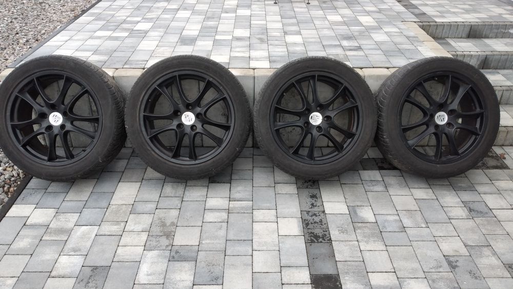 R 20 5x130 ET 60 alufelgi czarne felgi  porche