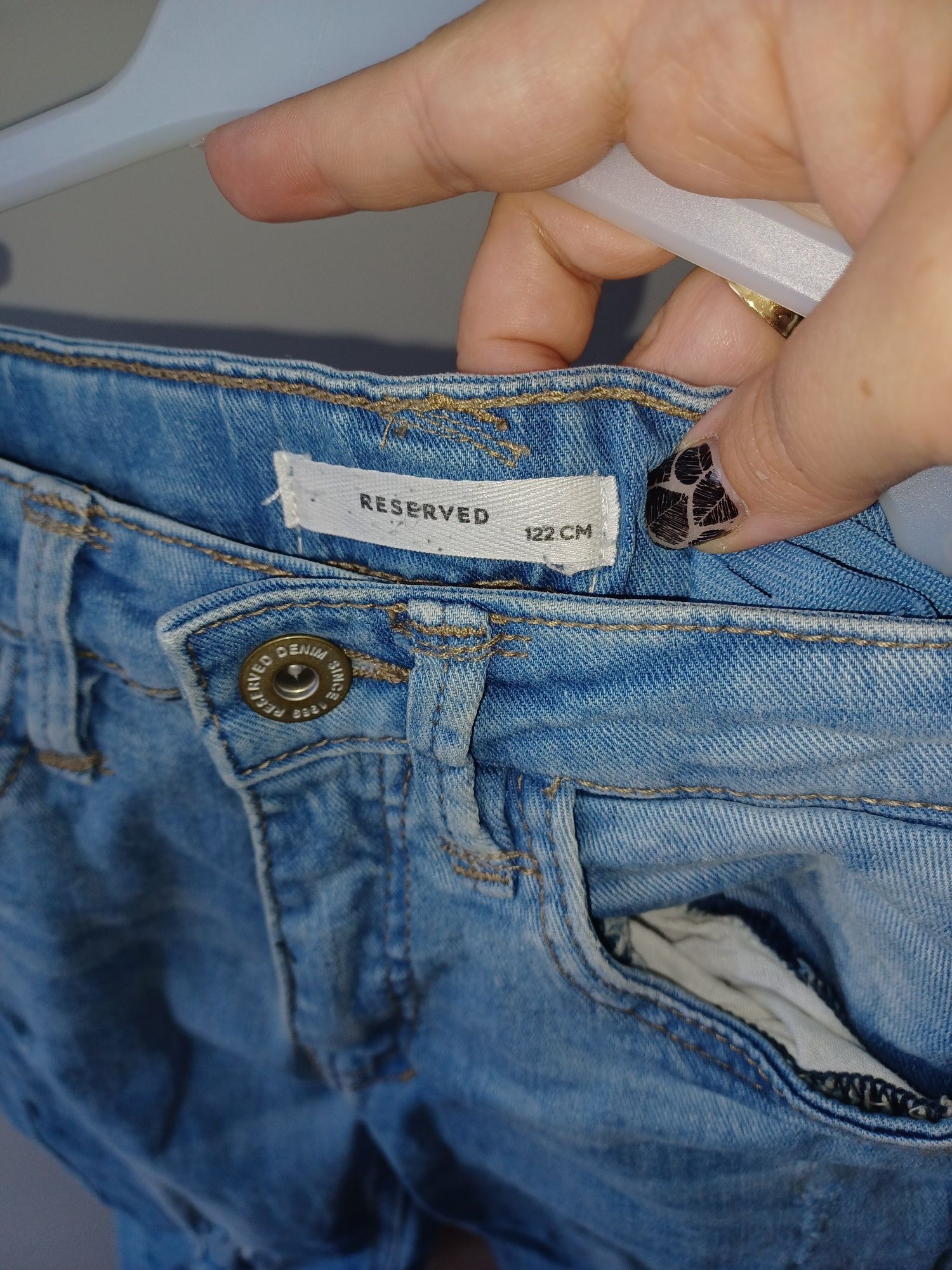Spodnie jeansowe 122 reserved