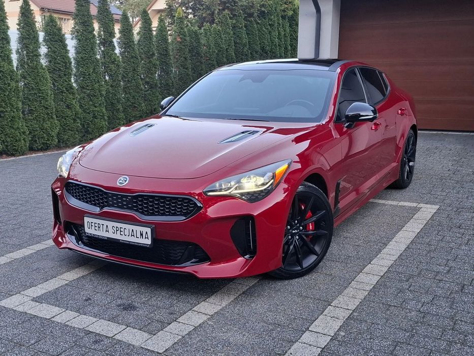 Kia Stinger 3.342 cm3, 370 KM V6, GT 2, Alcantara, Navi, kamery360, Aktywny wydech