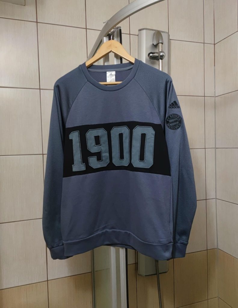bluza hoodie kangurka M longsleeve adidas Bayern Munchen Monachium 190