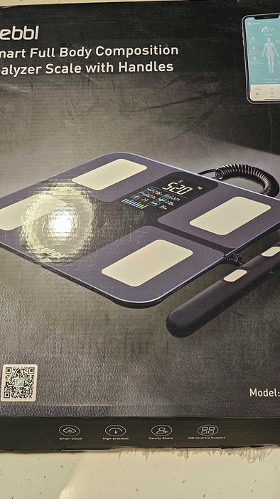 Cyfrowa waga do pomiaru tkanki tłuszczowej, z aplikacją. Powystawowa